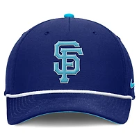 Casquette ajustable Nike Royal San Francisco Giants Rise pour homme