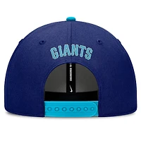 Casquette ajustable Nike Royal San Francisco Giants Rise pour homme