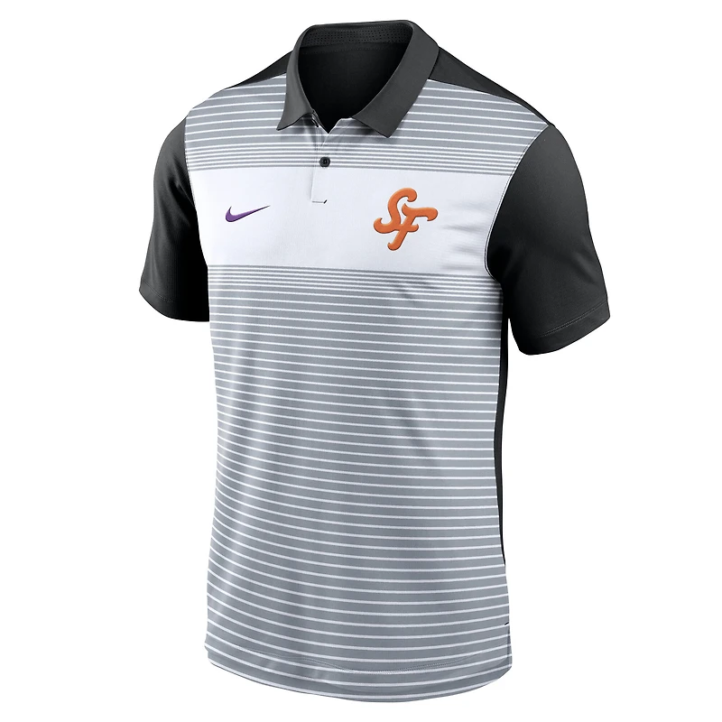 Men's Nike  White/Black San Francisco Giants 2025 City Connect Fashion Legacy Icon Vapor Performance Polo