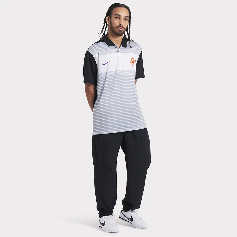 Polo Nike City Connect Legacy Icon Vapor Dri-FIT pour homme, blanc/noir, San Francisco Giants 2025