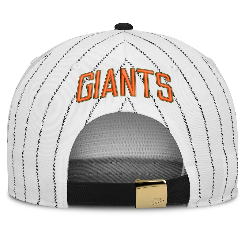 Men's Nike White/Black San Francisco Giants Cooperstown Collection Pro Adjustable Hat