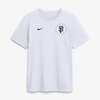 Men's Nike White San Francisco Giants Celebrating America's 250th Logo T-Shirt