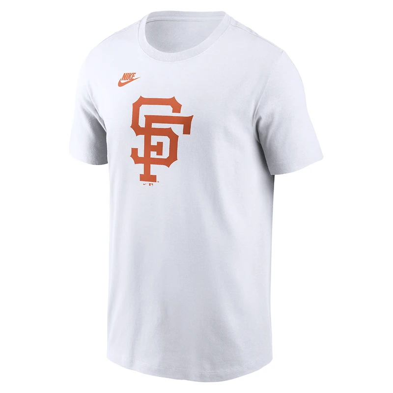 T-shirt Nike blanc pour homme, logo de la collection Cooperstown des Giants San Francisco