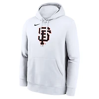 Sweat à capuche Nike blanc pour homme avec logo des Giants de San Francisco