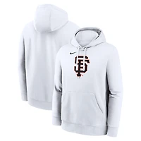 Sweat à capuche Nike blanc pour homme avec logo des Giants de San Francisco
