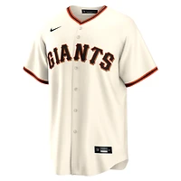 Maillot Nike Willy Adames crème pour homme, réplique domicile des Giants de San Francisco