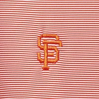 Polo orange Peter Millar San Francisco Giants Jubilee Stripe pour homme