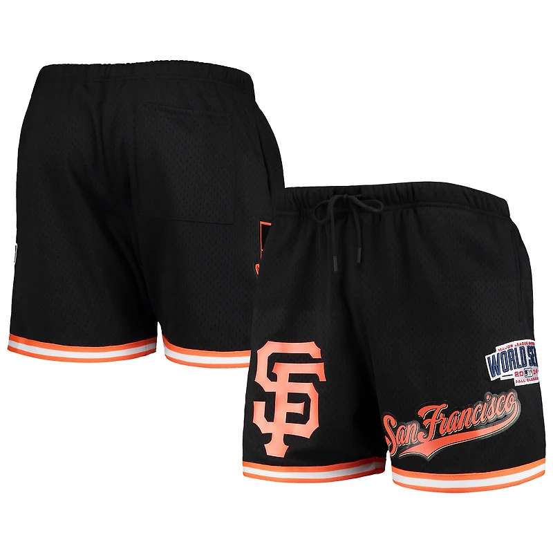 Men's Pro Standard Black San Francisco Giants 2014 World Series Mesh Shorts