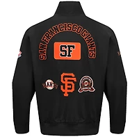 Veste zippée en sergé Area Code Pro Standard noire pour homme des San Francisco Giants
