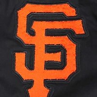 Men's Pro Standard Black San Francisco Giants Area Code Twill Full-Zip Jacket