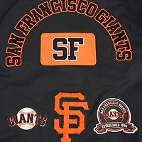 Men's Pro Standard Black San Francisco Giants Area Code Twill Full-Zip Jacket