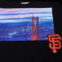 T-shirt noir Pro Standard pour hommes, paysage urbain des Giants de San Francisco