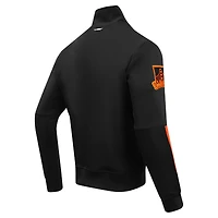 Veste de survêtement entièrement zippée Pro Standard pour hommes, San Francisco Giants Fast Lane, noire