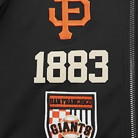 Veste de survêtement entièrement zippée Pro Standard pour hommes, San Francisco Giants Fast Lane, noire