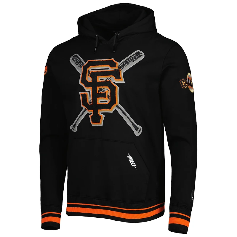 Sweat à capuche Pro Standard San Francisco Giants Mash Up Logo noir pour homme