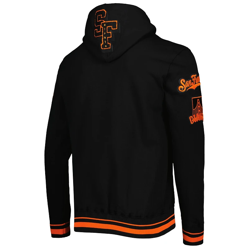 Sweat à capuche Pro Standard San Francisco Giants Mash Up Logo noir pour homme