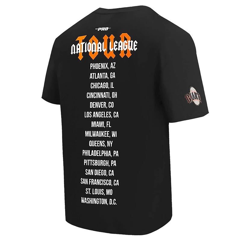 T-shirt surdimensionné City Tour noir Pro Standard pour hommes des Giants de San Francisco