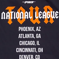 Men's Pro Standard Black San Francisco Giants Oversized City Tour T-Shirt