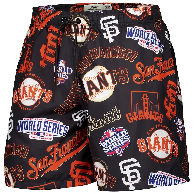 Short tissé noir Pro Standard des Giants de San Francisco pour hommes