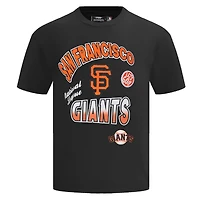 Men's Pro Standard Black San Francisco Giants Turn It Up Dropped Shoulder T-Shirt
