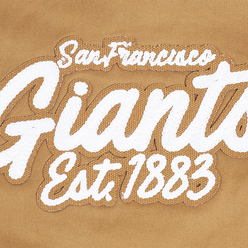Veste entièrement zippée en sergé Pro Standard marron pour hommes des Giants de San Francisco Paint The City