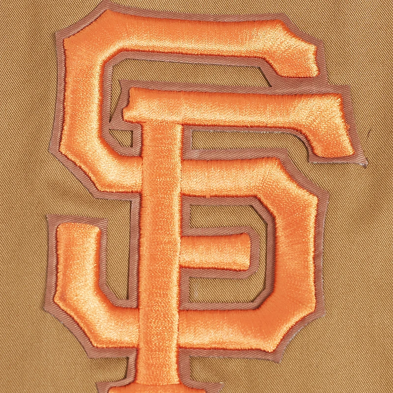 Veste entièrement zippée en sergé Pro Standard marron pour hommes des Giants de San Francisco Paint The City