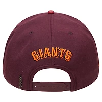 Casquette snapback bordeaux San Francisco Giants Pro Standard pour homme