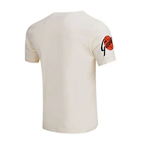 Men's Pro Standard Cream San Francisco Giants Cooperstown Collection Old English T-Shirt