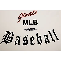 Men's Pro Standard Cream San Francisco Giants Cooperstown Collection Old English T-Shirt