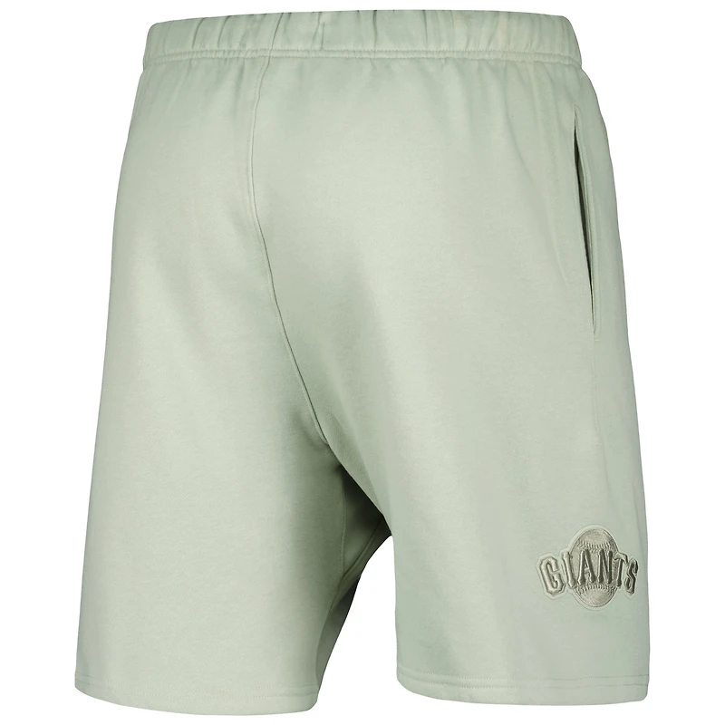 Short en polaire neutre Pro Standard vert clair pour hommes des Giants de San Francisco