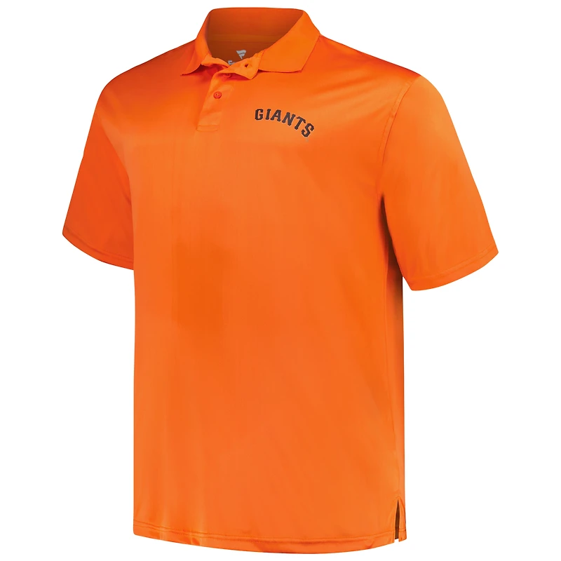 Ensemble de deux polos unis pour hommes Profile San Francisco Giants Big & Tall noir/orange