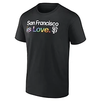 Men's Profile Black San Francisco Giants Big & Tall Pride T-Shirt