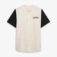 Men's Profile  Cream San Francisco Giants Big & Tall Full-Button Jersey