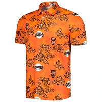 Polo pour homme Reyn Spooner Orange San Francisco Giants Cooperstown Collection Puamana Print