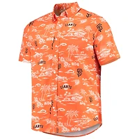 Chemise boutonnée Kekai San Francisco Giants orange Reyn Spooner pour homme