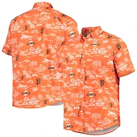 Chemise boutonnée Kekai San Francisco Giants orange Reyn Spooner pour homme
