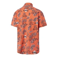 Chemise boutonnée Kekai orange Reyn Spooner pour homme, des Giants de San Francisco