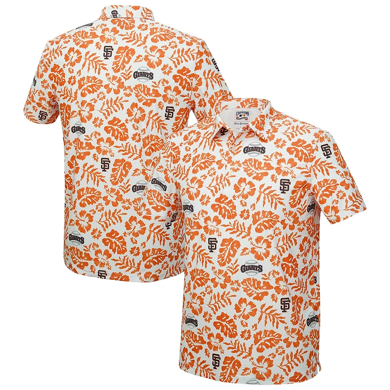 Polo de performance Reyn Spooner blanc San Francisco Giants Cooperstown Pua pour homme