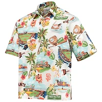 Chemise boutonnée scénique Reyn Spooner des Giants de San Francisco pour homme, blanc