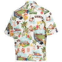 Chemise boutonnée scénique Reyn Spooner des Giants de San Francisco pour homme, blanc