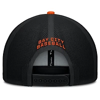 Men's San Francisco Giants Fanatics Black/Orange Cutoff Adjustable Trucker Hat