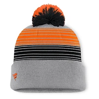 Bonnet en tricot à revers et pompon gris Fanatics des Giants de San Francisco pour homme