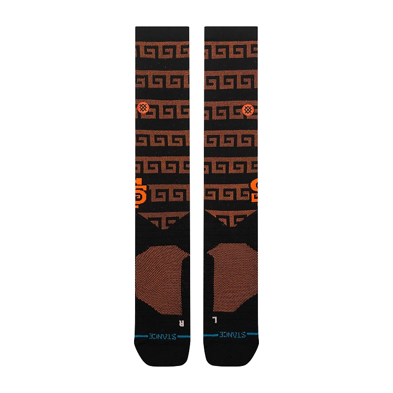 Chaussettes montantes Stance noires San Francisco Giants Diamond Pro pour hommes