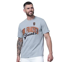 Lot de deux t-shirts Starter noirs/gris chiné des Giants San Francisco pour homme
