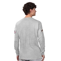 Ensemble de deux t-shirts à manches longues et courtes Starter pour homme, gris chiné/noir, San Francisco Giants