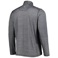 Men's Tommy Bahama Gray San Francisco Giants Delray IslandZone Half-Zip Top