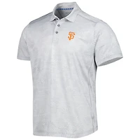 Polo Tommy Bahama gris pour homme San Francisco Giants IslandZone Pineapple Palm Coast