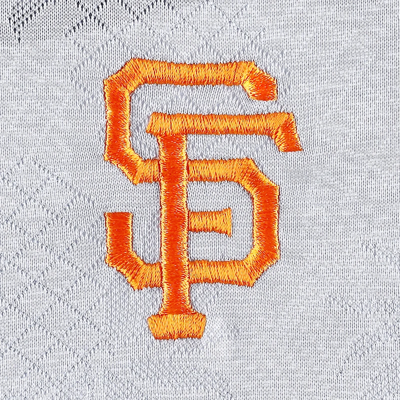 Polo Tommy Bahama gris pour homme San Francisco Giants IslandZone Pineapple Palm Coast