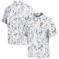 Polo tri-mélange Tommy Bahama pour hommes, gris San Francisco Giants Sport Cabana Shores IslandZone