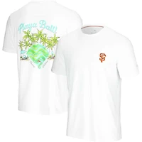 T-shirt Tommy Bahama blanc pour homme San Francisco Giants Playa Ball
